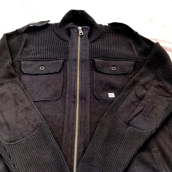 Express Other - NWT!!! EXPRESS Full- Zip front, mock neck sweater. Size M . Color Black .